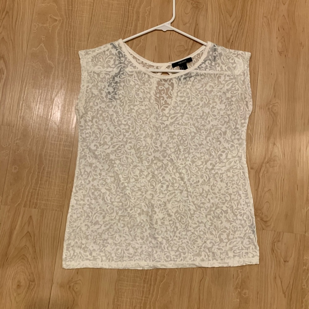 Forever 21 white top